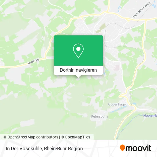 In Der Vosskuhle Karte