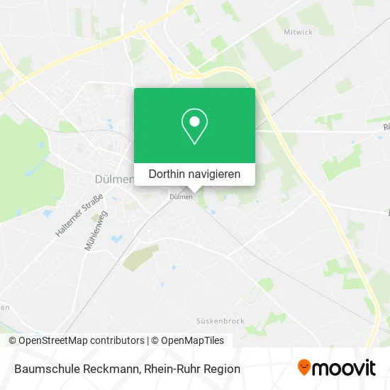 Baumschule Reckmann Karte