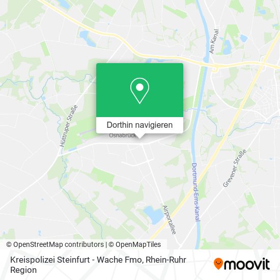 Kreispolizei Steinfurt - Wache Fmo Karte