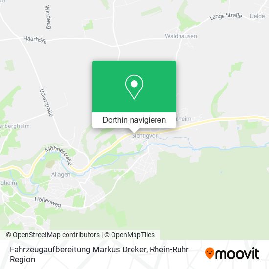 Fahrzeugaufbereitung Markus Dreker Karte