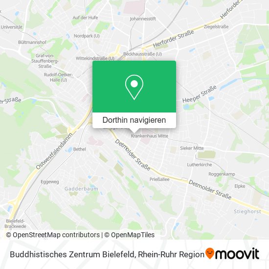 Buddhistisches Zentrum Bielefeld Karte