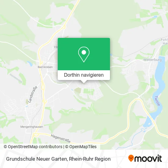 Grundschule Neuer Garten Karte