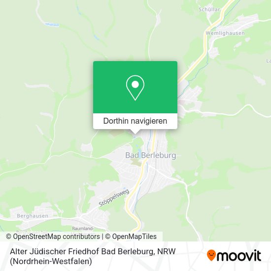 Alter Jüdischer Friedhof Bad Berleburg Karte