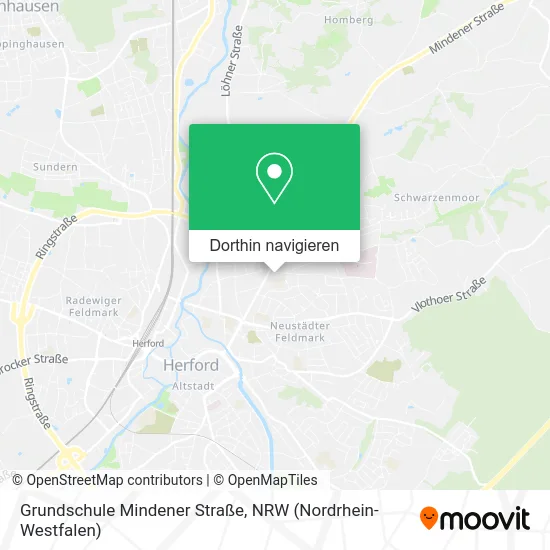 Grundschule Mindener Straße Karte