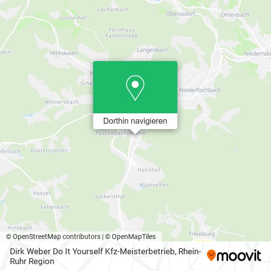 Dirk Weber Do It Yourself Kfz-Meisterbetrieb Karte