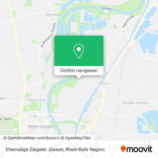 Ehemalige Ziegelei Jössen Karte
