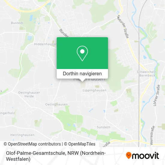 Olof-Palme-Gesamtschule Karte