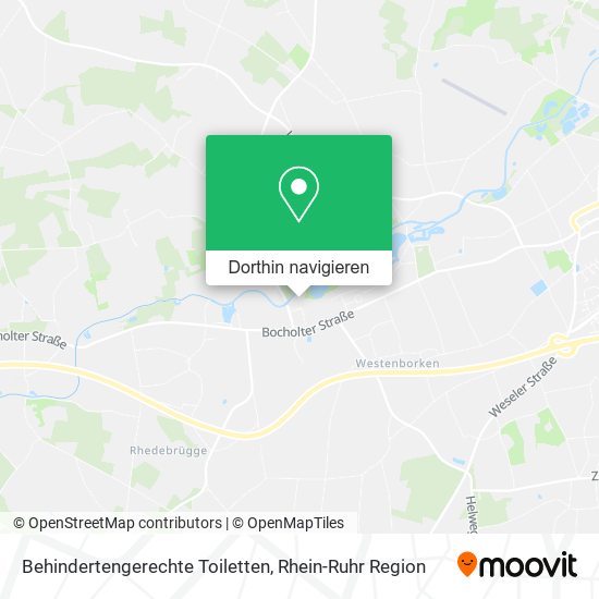 Behindertengerechte Toiletten Karte