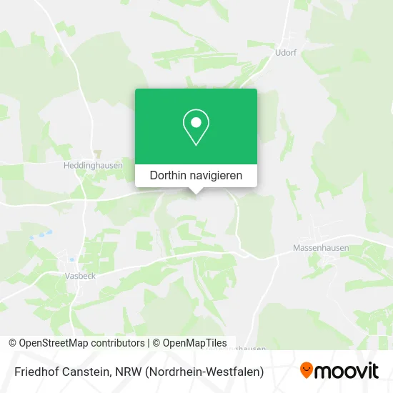 Friedhof Canstein Karte