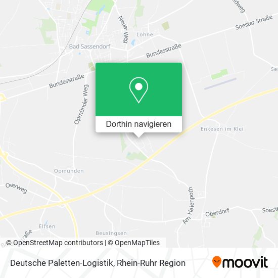 Deutsche Paletten-Logistik Karte