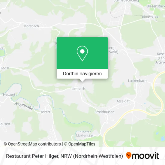 Restaurant Peter Hilger Karte