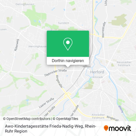 Awo-Kindertagesstätte Frieda-Nadig-Weg Karte