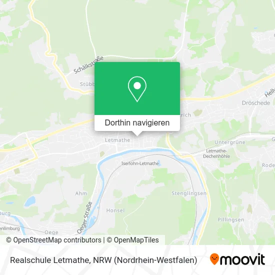 Realschule Letmathe Karte