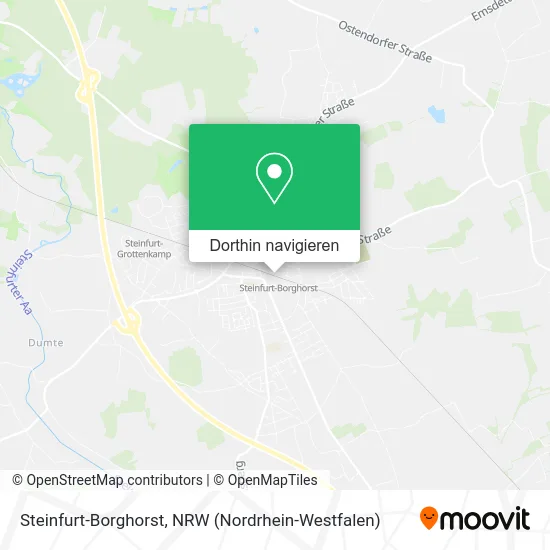 Steinfurt-Borghorst Karte