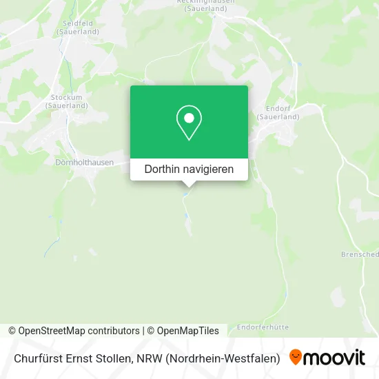 Churfürst Ernst Stollen Karte