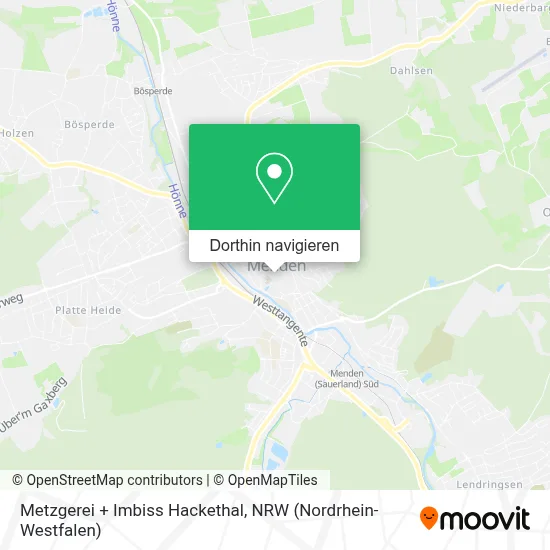 Metzgerei + Imbiss Hackethal Karte