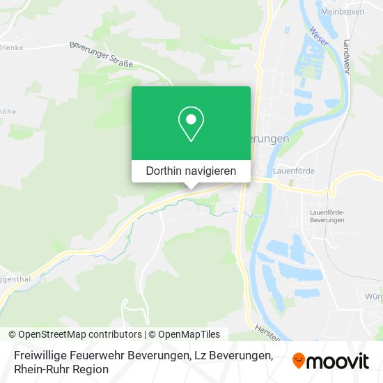 Freiwillige Feuerwehr Beverungen, Lz Beverungen Karte