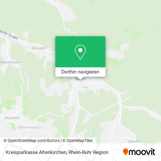 Kreisparkasse Altenkirchen Karte