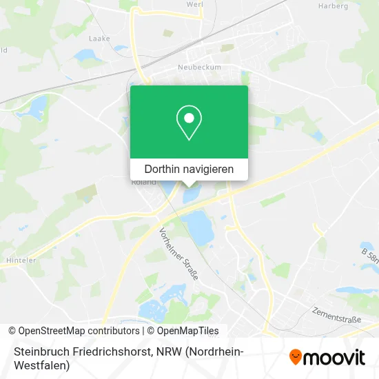 Steinbruch Friedrichshorst Karte