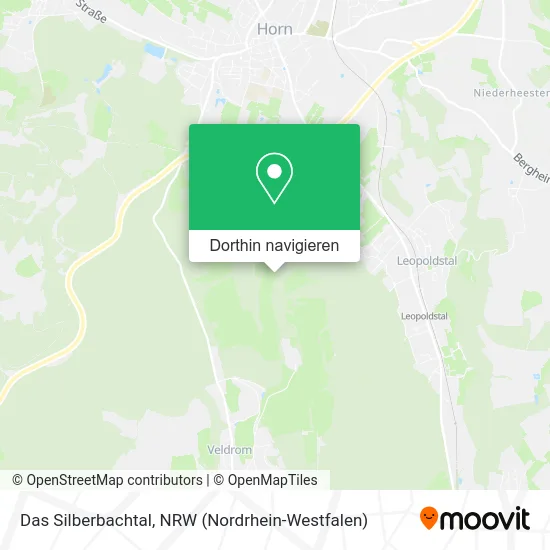 Das Silberbachtal Karte
