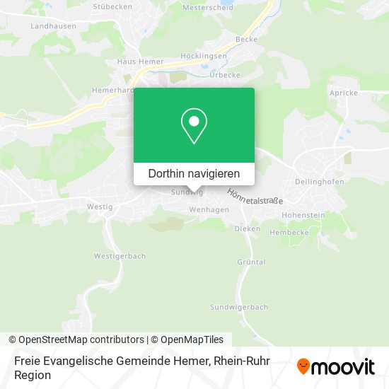 Freie Evangelische Gemeinde Hemer Karte