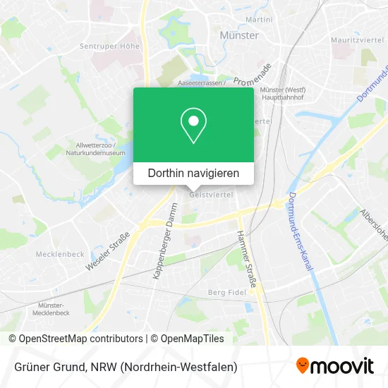 Grüner Grund Karte