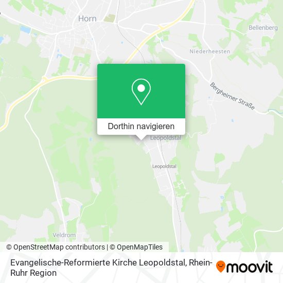 Evangelische-Reformierte Kirche Leopoldstal Karte