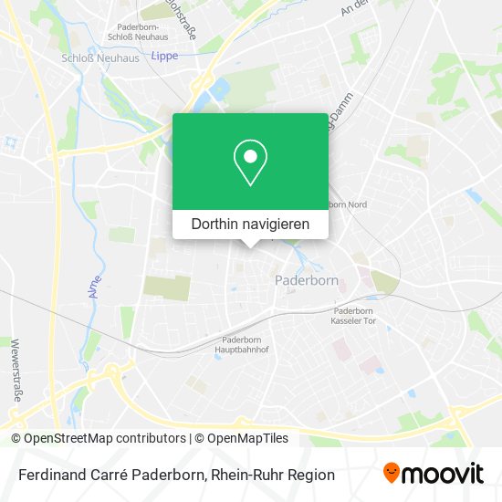 Ferdinand Carré Paderborn Karte