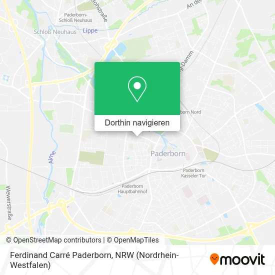 Ferdinand Carré Paderborn Karte