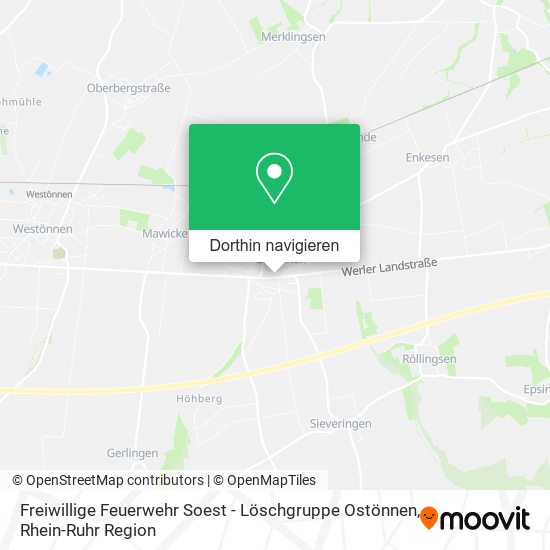 Freiwillige Feuerwehr Soest - Löschgruppe Ostönnen Karte