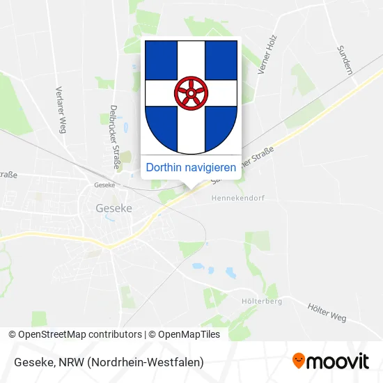 Geseke Karte