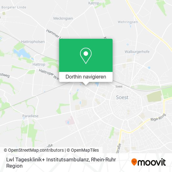 Lwl Tagesklinik+ Institutsambulanz Karte