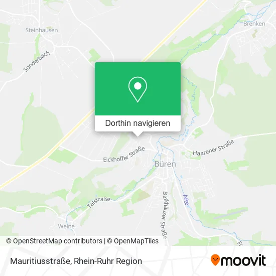 Mauritiusstraße Karte