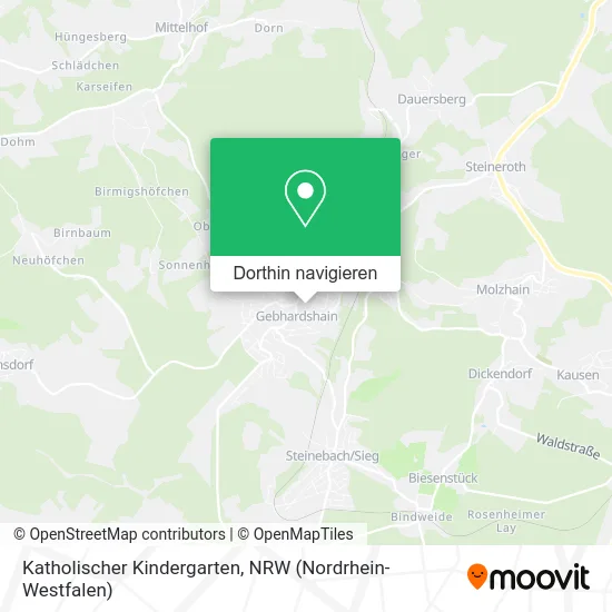 Katholischer Kindergarten Karte