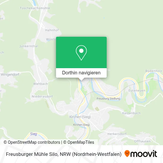 Freusburger Mühle Silo Karte