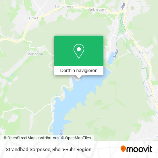 Strandbad Sorpesee Karte