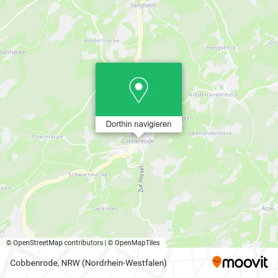 Cobbenrode Karte