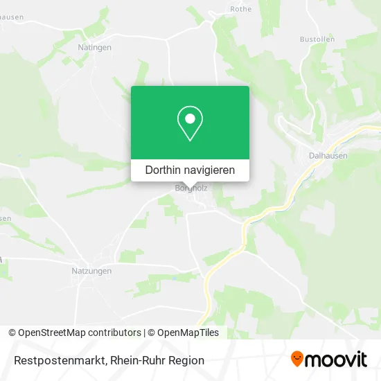 Restpostenmarkt Karte