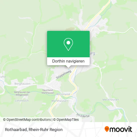 Rothaarbad Karte
