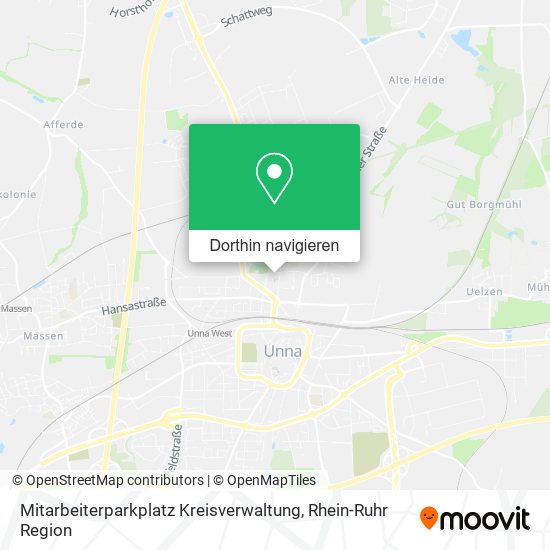 Mitarbeiterparkplatz Kreisverwaltung Karte