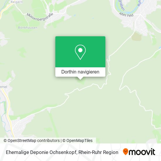 Ehemalige Deponie Ochsenkopf Karte