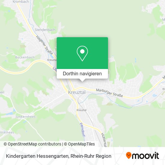 Kindergarten Hessengarten Karte