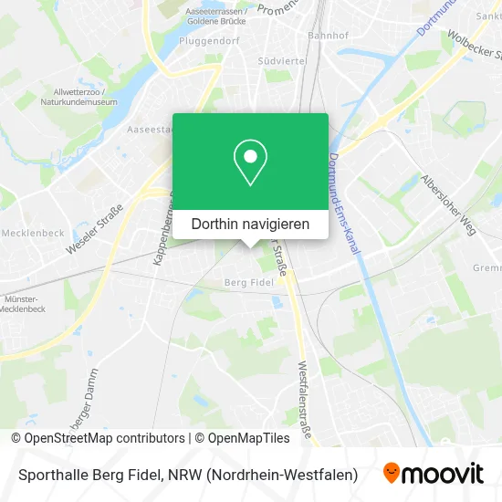 Sporthalle Berg Fidel Karte