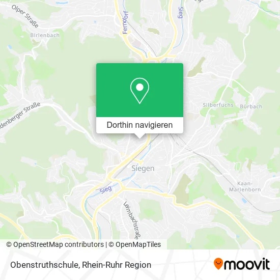 Obenstruthschule Karte