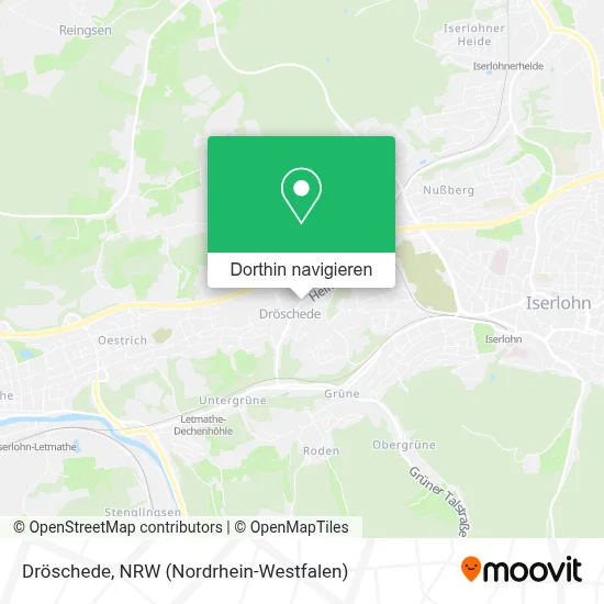 Dröschede Karte