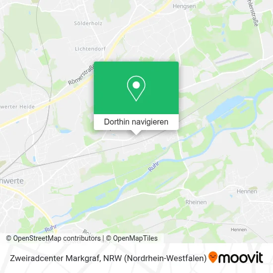 Zweiradcenter Markgraf Karte