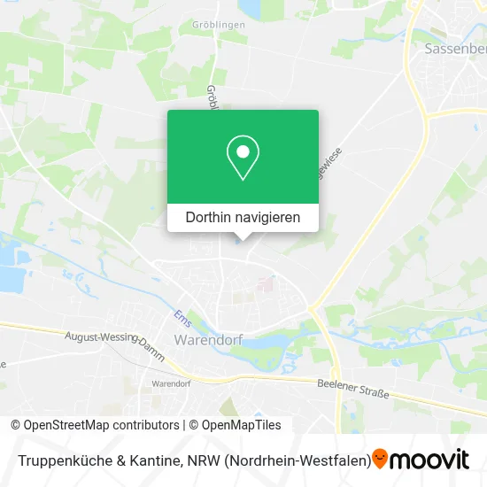 Truppenküche & Kantine Karte