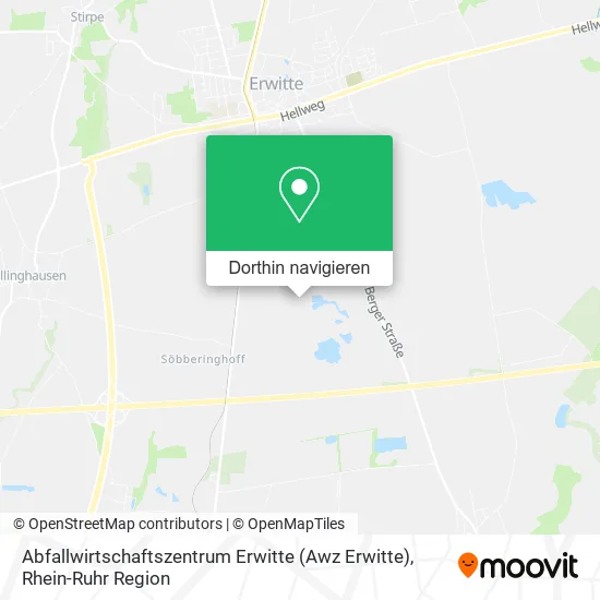 Abfallwirtschaftszentrum Erwitte (Awz Erwitte) Karte