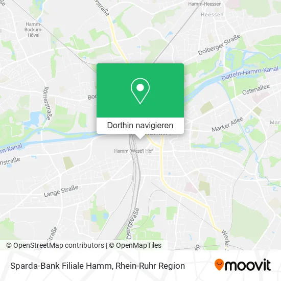 Sparda-Bank Filiale Hamm Karte
