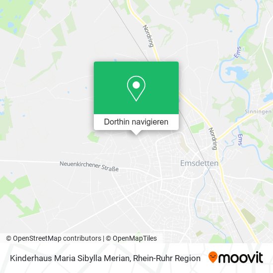 Kinderhaus Maria Sibylla Merian Karte